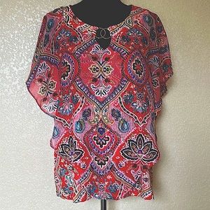 EUC keyhole blouse